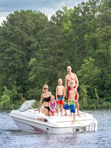 Family in a Boat